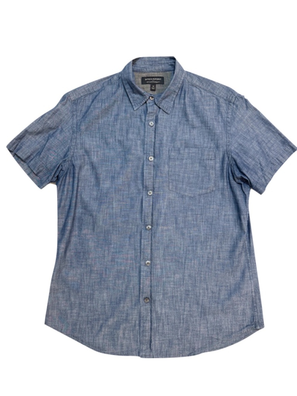 Banana Republic Factory Men's Chambray Button-Down Shirt Size Medium
